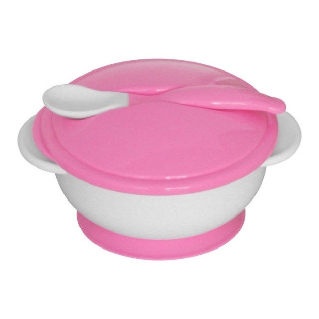 LORELLI SET KAŠIKA I ČINIJA - ROZE - Online Apoteka LORELLI SET KAŠIKA I ČINIJA - ROZE